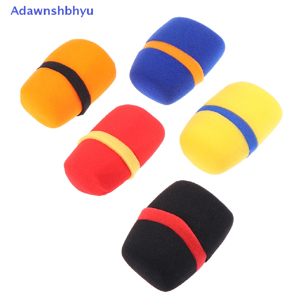 Adhyu 5Pcs Cover Busa Spons Mikrofon Untuk Filter Spons Mikrofon Pelindung Angin ID
