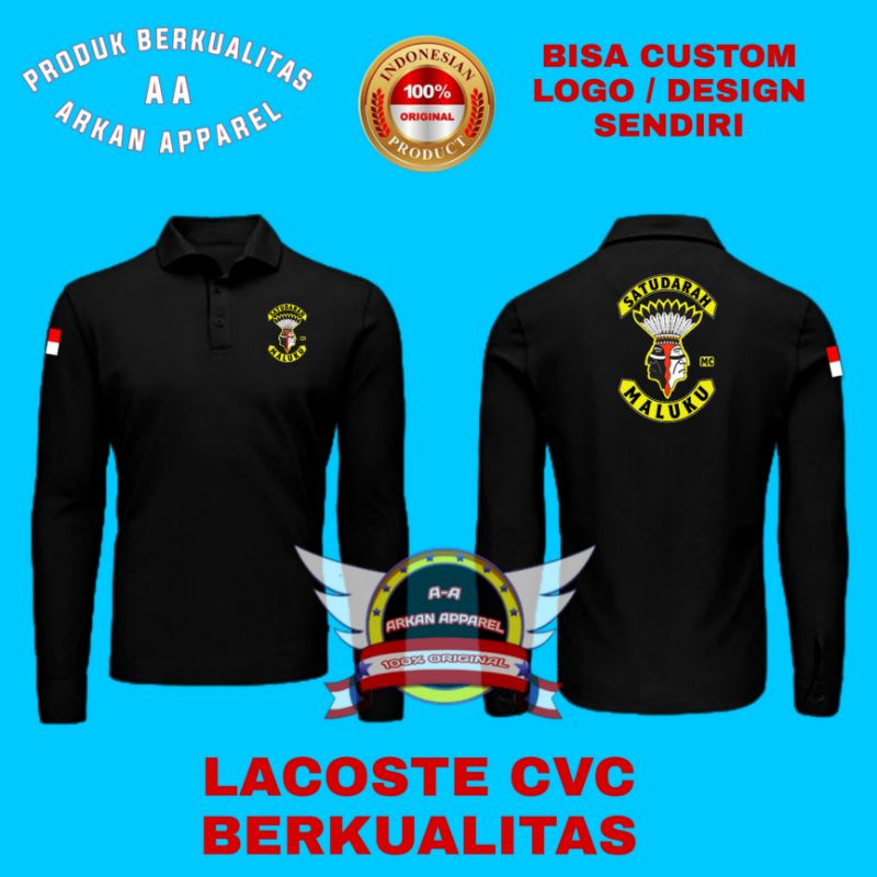 Kaos kerah Satu Darah Maluku Kaos Polo Satu Darah Maluku Polo Shirt Satu Darah Maluku