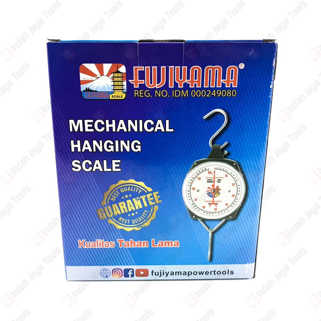 FUJIYAMA Timbangan Gantung 50 Kg Laundry Kardus Timbang Hanging Scale