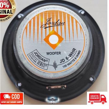 ❈®❈ AUDAX Speaker 6 Inch AUDAX JORDAN JD 6 WHR 100 Watt Woofer ORIGINAL