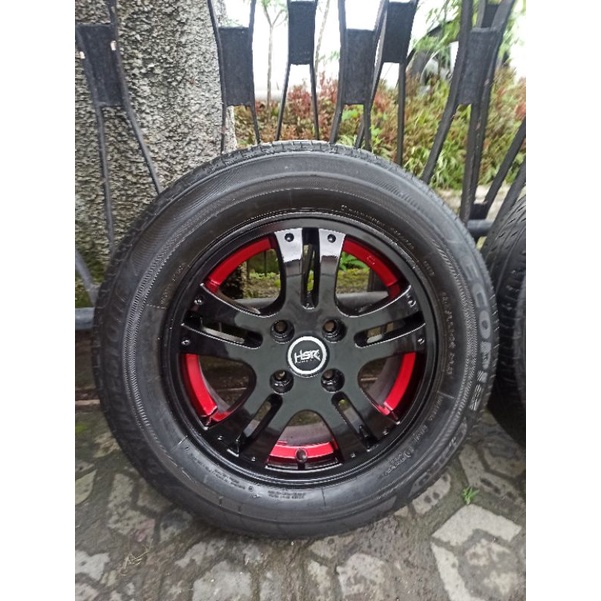 4 Velg R14 PCD 100+Ban 175/65 brio jazz yaris calya sigra agya ayla sirion karimun picanto atoz visto classy cherry proton lova