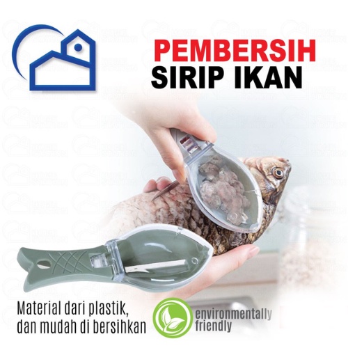 Alat pembersih pengupas pengikis sisik ikan / peeler ikan 7009