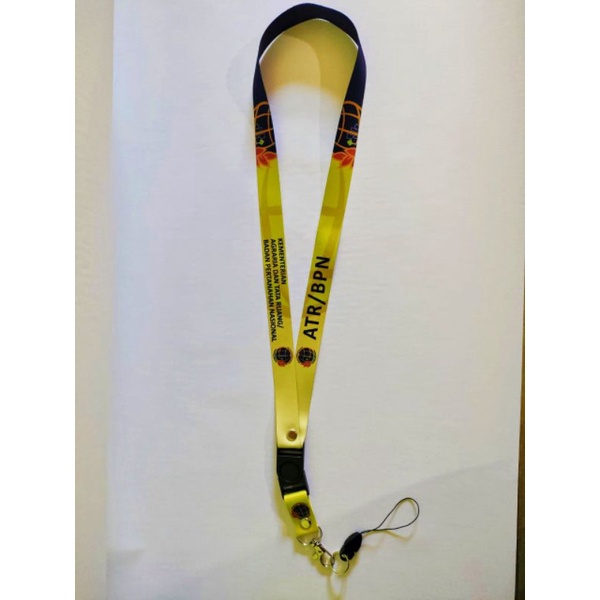 Tali id card ATR / BPN [READY STOK] Lanyard printing satuan