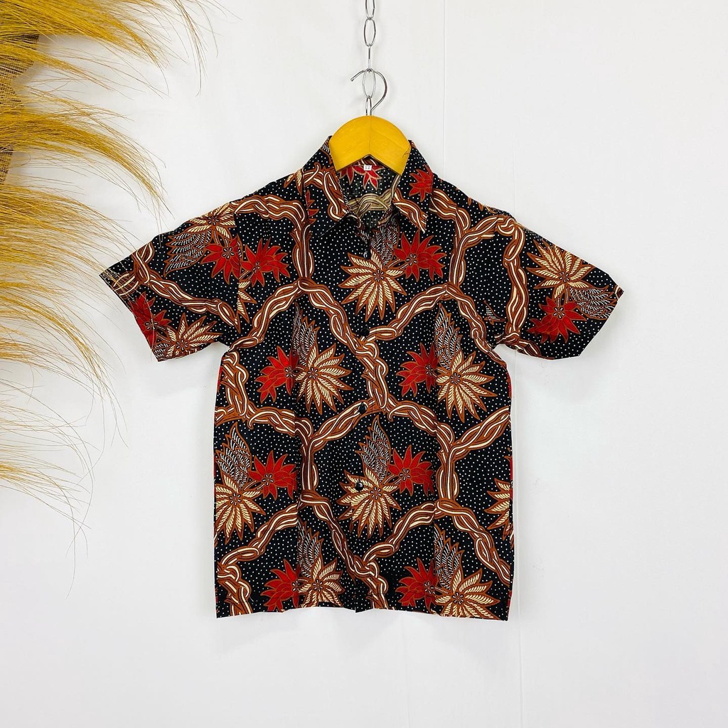 Benang Raja Hem Batik Anak Motif