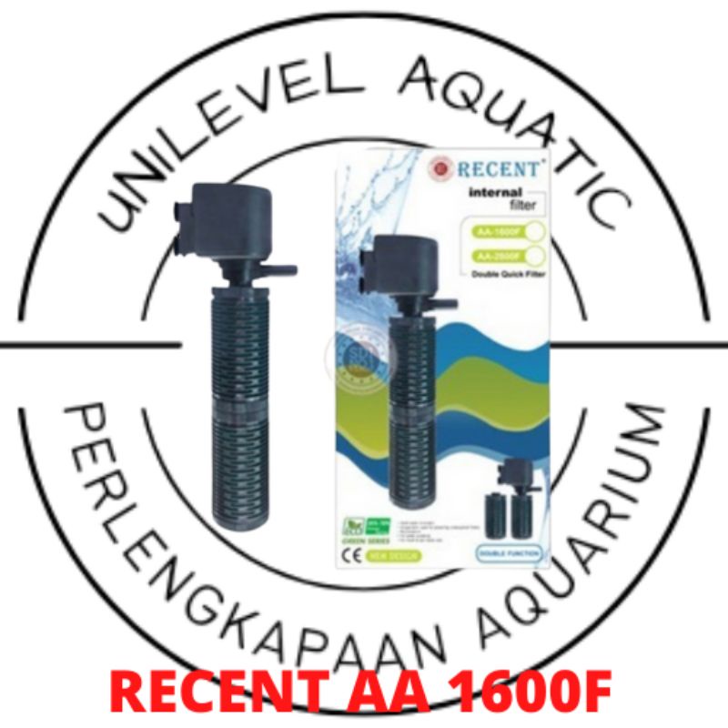 INTERNAL FILTER AQUARIUM RECENT AA 2600F 1SET KOMPLIT QUIK PLUS BIOFOM TINGAL PAKAI