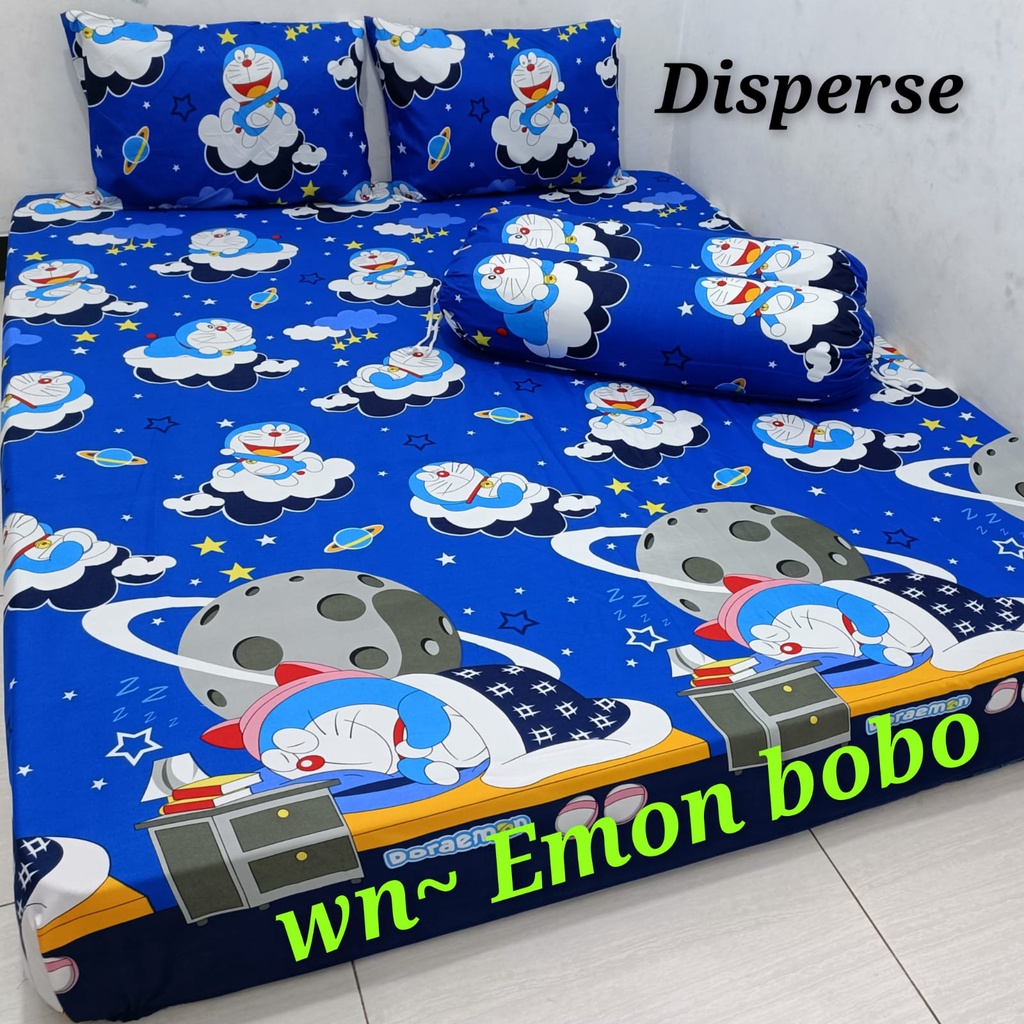 12 motif doraemon Sprei murah, sprei homemade, sprei karaker anak, sprei best seller