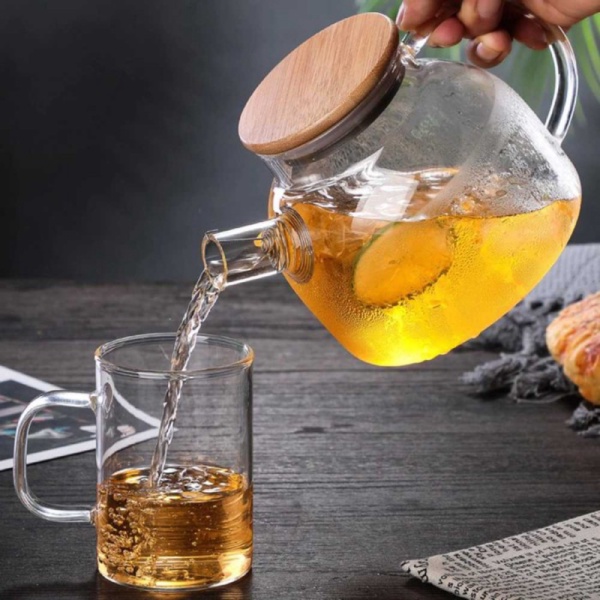 

Promo Teko Pitcher Teh Chinese Teapot Maker Glass 1L - Transparent Diskon