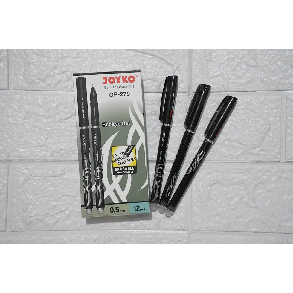 

GP-279 & GP-322 Joyko / Erasable Gel Pen / Shokyo Gel 0.5 mm / Pulpen Bisa Dihapus