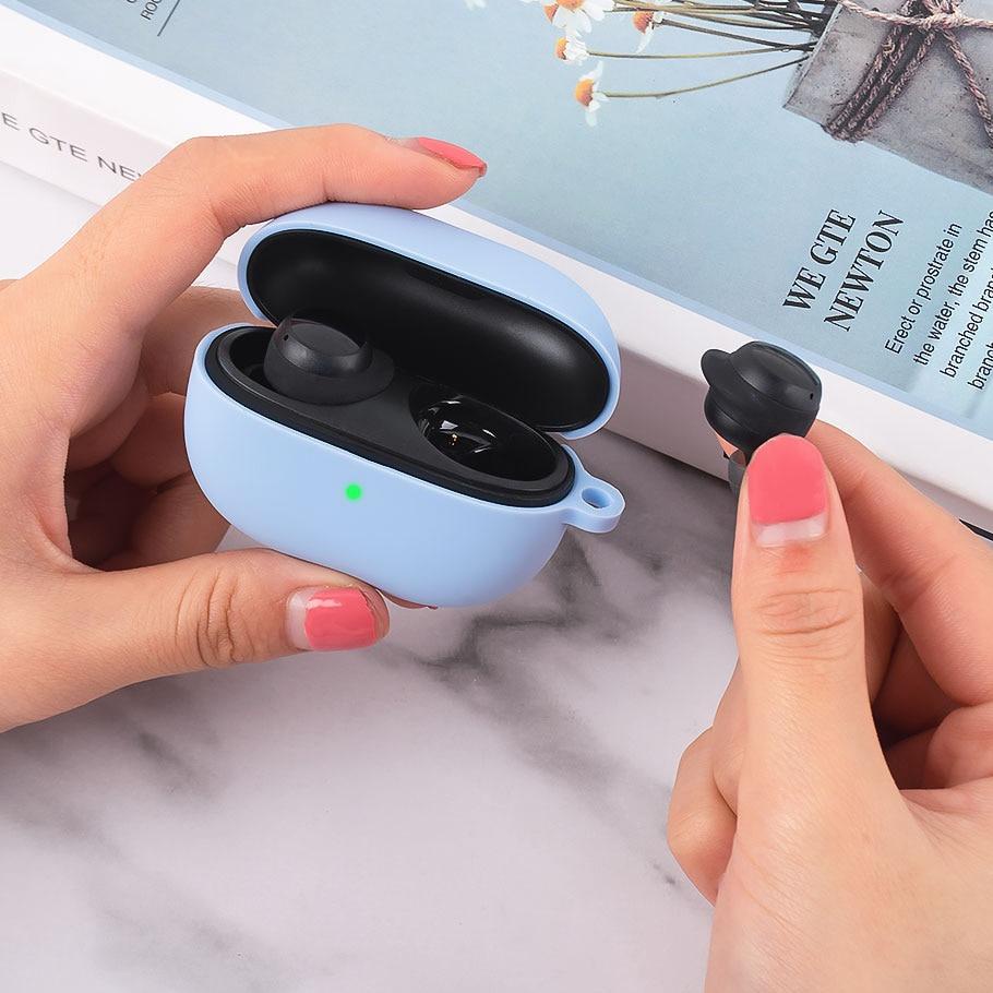 ㅠ Soft Case Silikon TWS Xiaomi Redmi Buds 3 Lite + Carabiner ⏎