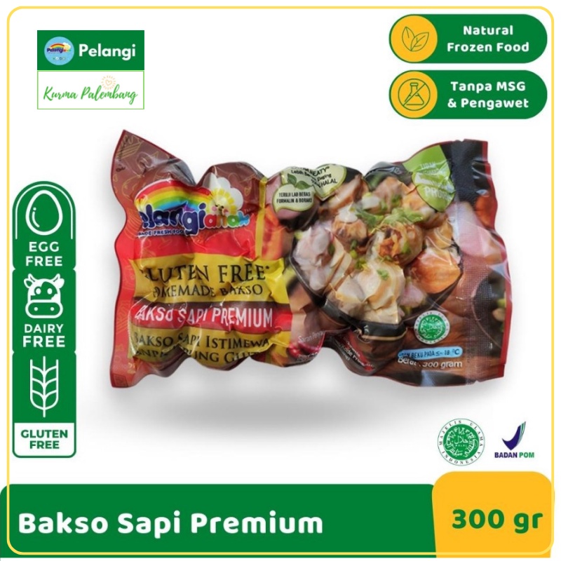 

Bakso Sapi Gluten Free Pelangi Halal Natural Non Msg & Non Pengawet