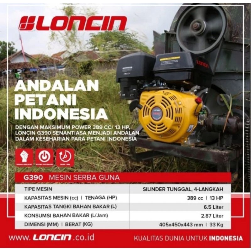mesin penggerak loncin