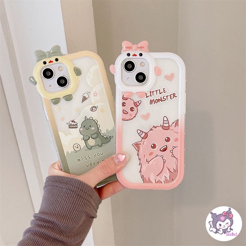 Realme Soft Case Pelindung Desain Kartun Monster Kecil Lucu Untuk C35 C31 C30 C25Y C21Y C25 C15 C12 C11 C21 C20 C17 C3 9i 7i 6i 5i 5s 5 Narzo 50A