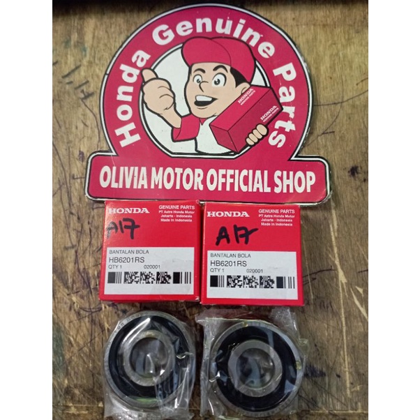 BEARING LAHER RODA DEPAN HONDA MATIK AHB6201RS/HB6201RS