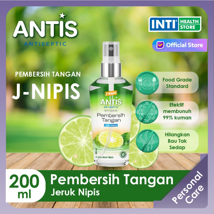 Antis | Hand Sanitizer Cair Spray | 200 ml