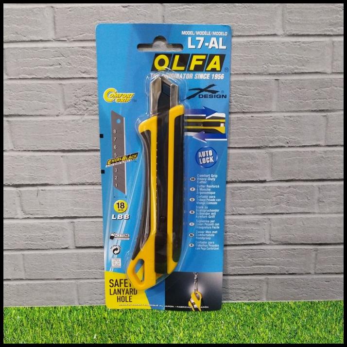 

Pisau Cutter 18Mm Snap-Off Blade Cutter L-7-Al Olfa