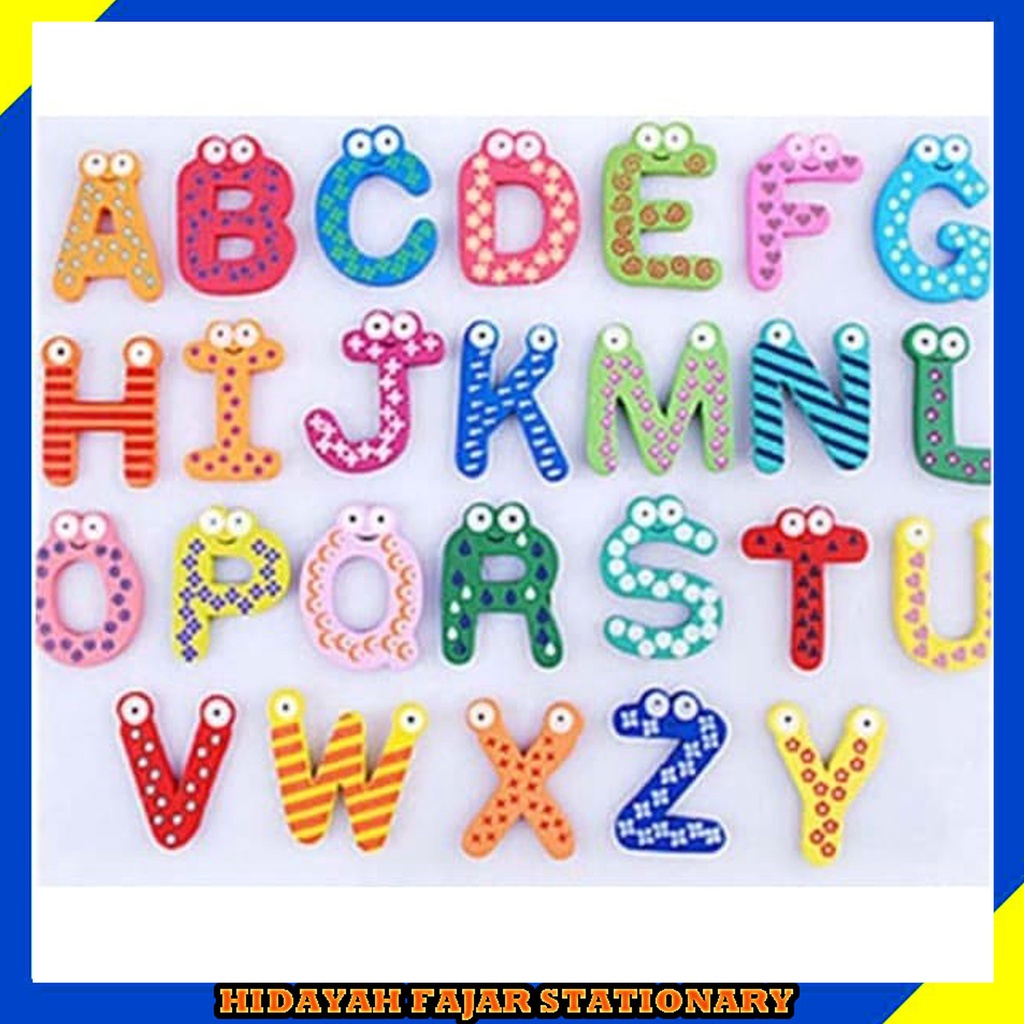 Magnet Angka - Magnet Abjad - Magnet Huruf - Tempelan Kulkas