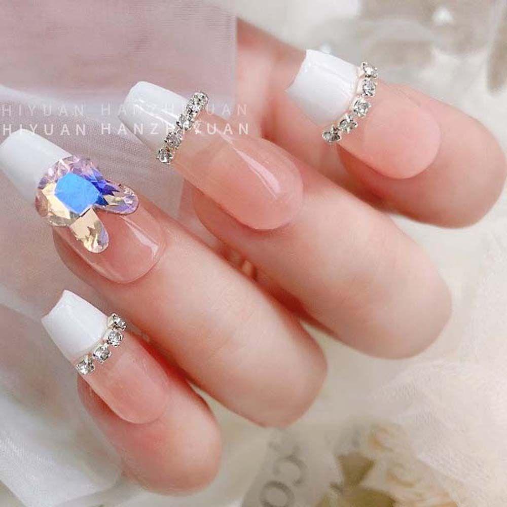 Mxbeauty Kelinci Nail Art Berlian Imitasi Wanita Fashion Mewah Manikur Aksesoris Hiasan Kuku 3D Perhiasan Kuku