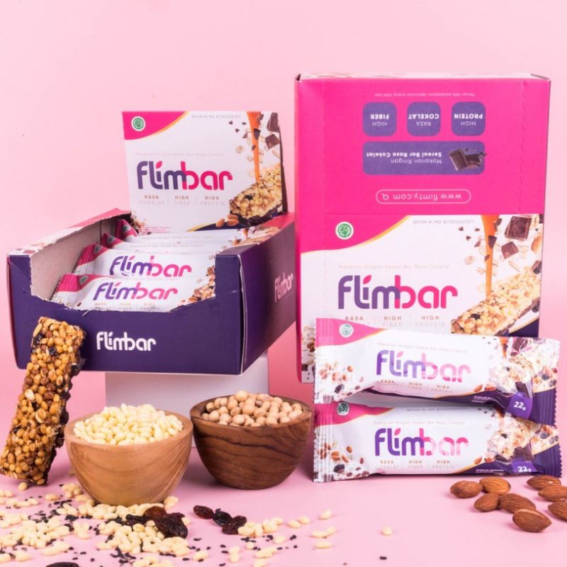 

FLIMBAR Flimbar Snack are Cemilan Sehat 1 Box 12 PCS Buy 1 Get 1