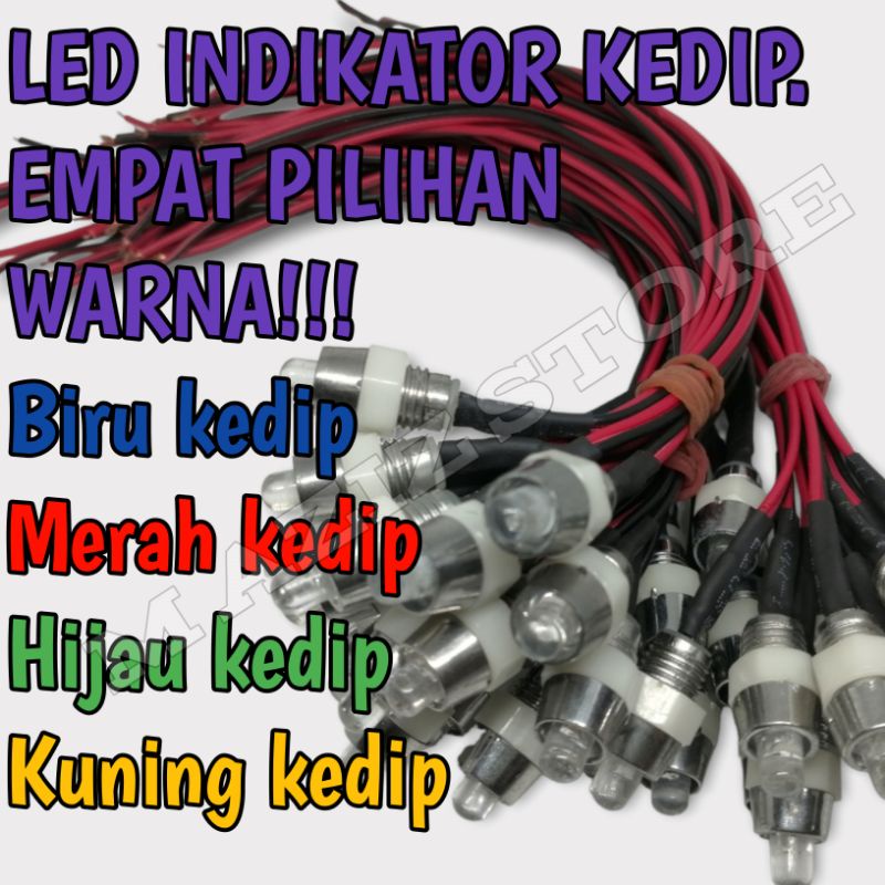 LAMPU LED INDIKATOR MOTOR/MOBIL FAKE ALRM DLL