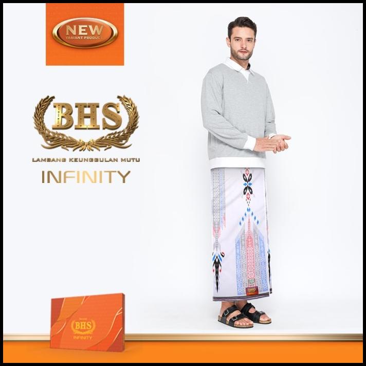 Promo Sarung Bhs Infinity Gold Motif Pkc Putih Biru