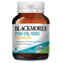 Blackmores Fish Oil 1000 Odourless 30 Kapsul