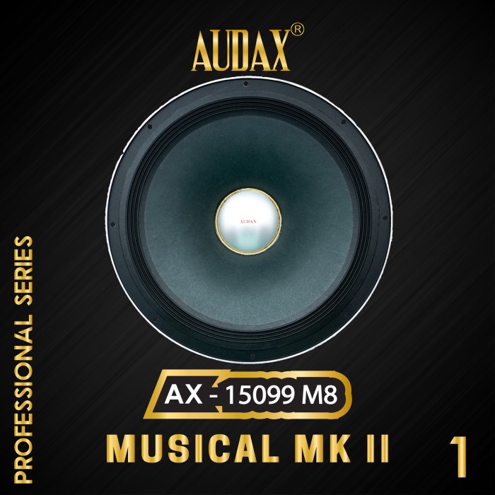 Audax - Speaker Pasif 15" AX-15099 M8 Full Range Professional Series