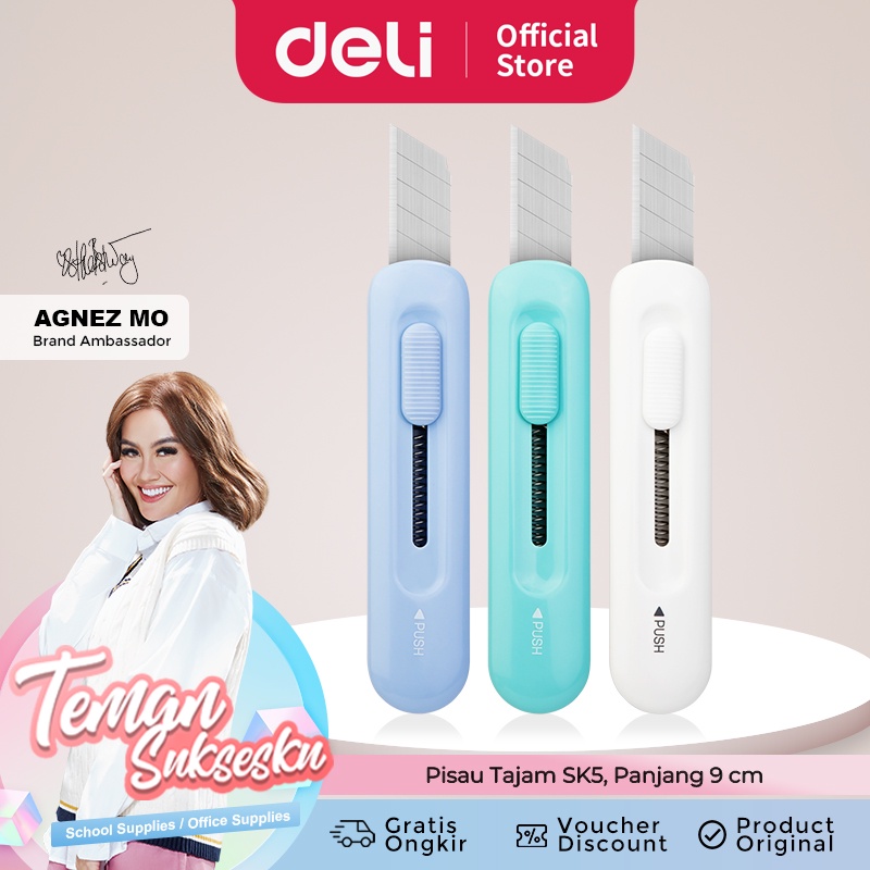 

Deli Cutter Knife Alat Pemotong Ukuran SK5 2079
