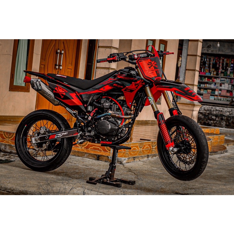 decal crf wr klx bebas rquest bahan crome Tebal 500mic