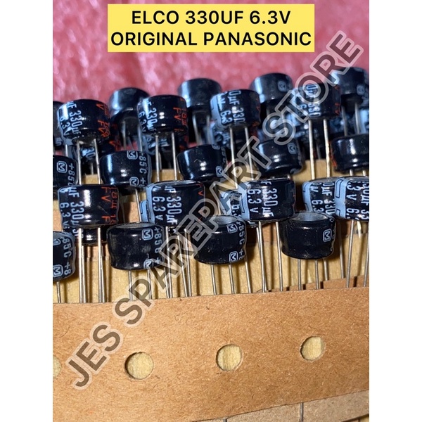 ELCO 330UF 6.3V ORIGINAL PANASONIC