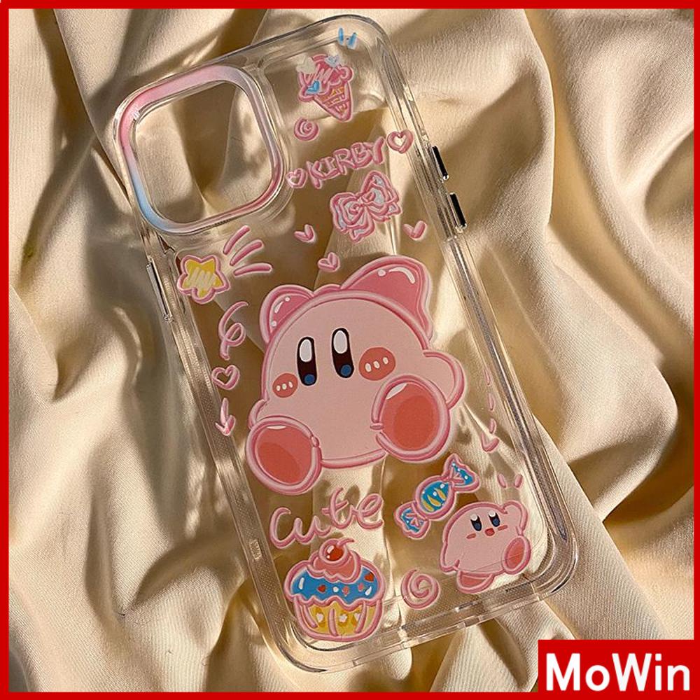 For iPhone 14 Pro Max iPhone Case Clear Case TPU Soft Case Plating Button Space Case Shockproof Cartoon Cute Compatible For For iPhone 13 Pro Max 12 Pro Max 11 Pro Max 7plus XR xs
