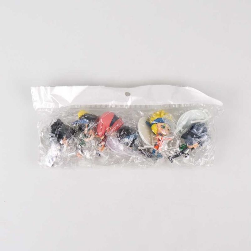 Action Figure Naruto 6 PCS Kakashi Sasuke Sakura Zabuza Haku