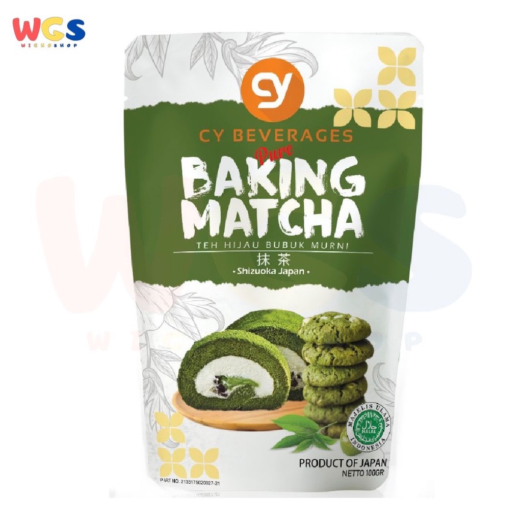 CY Beverages Pure Baking Matcha Shizuoka Japan 100gr - Halal