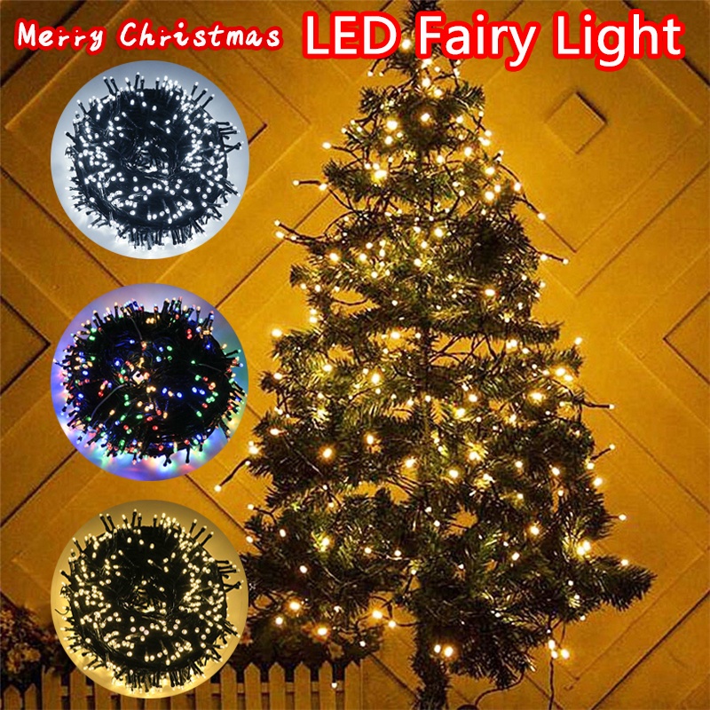 Lampu Tumblr Lampu Peri Natal LED 10M 100LED lampu dekorasi Natal Lampu Peri LED String Lampu Peri lampu hias led lampu dekorasi murah