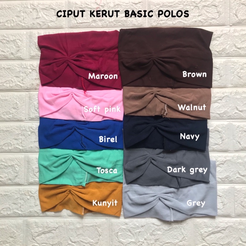 CIPUT KERUT BASIC POLOS