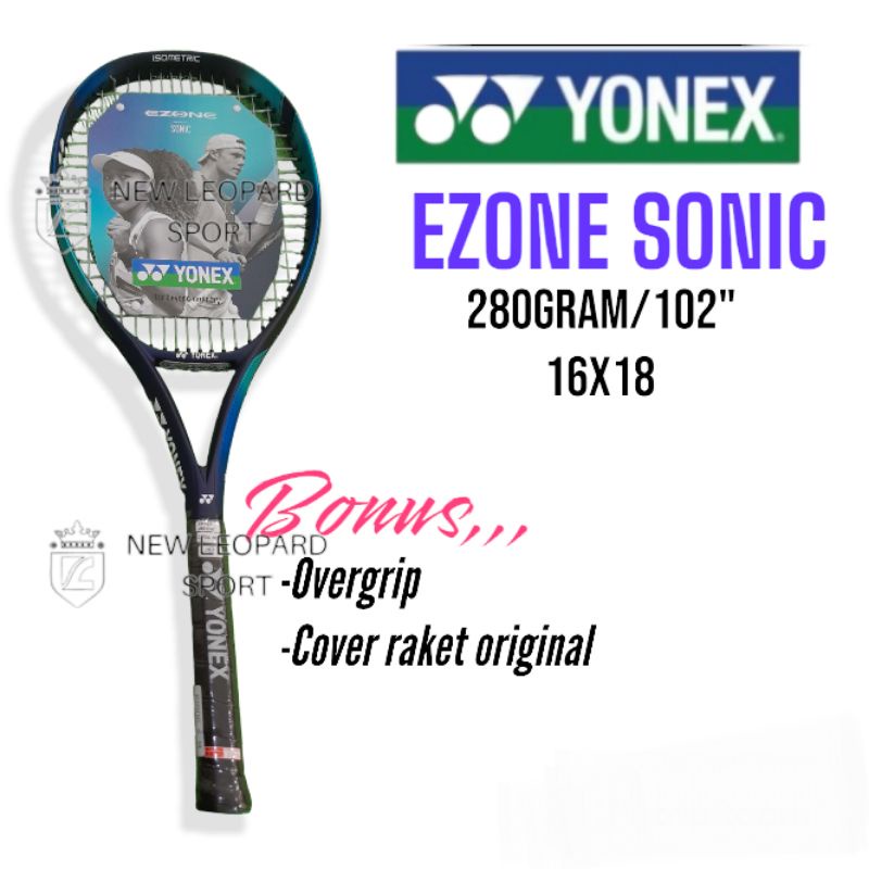 Raket tenis yonEx EZONE SONIC 2022 SKY BLUE 280 GRAM/102"