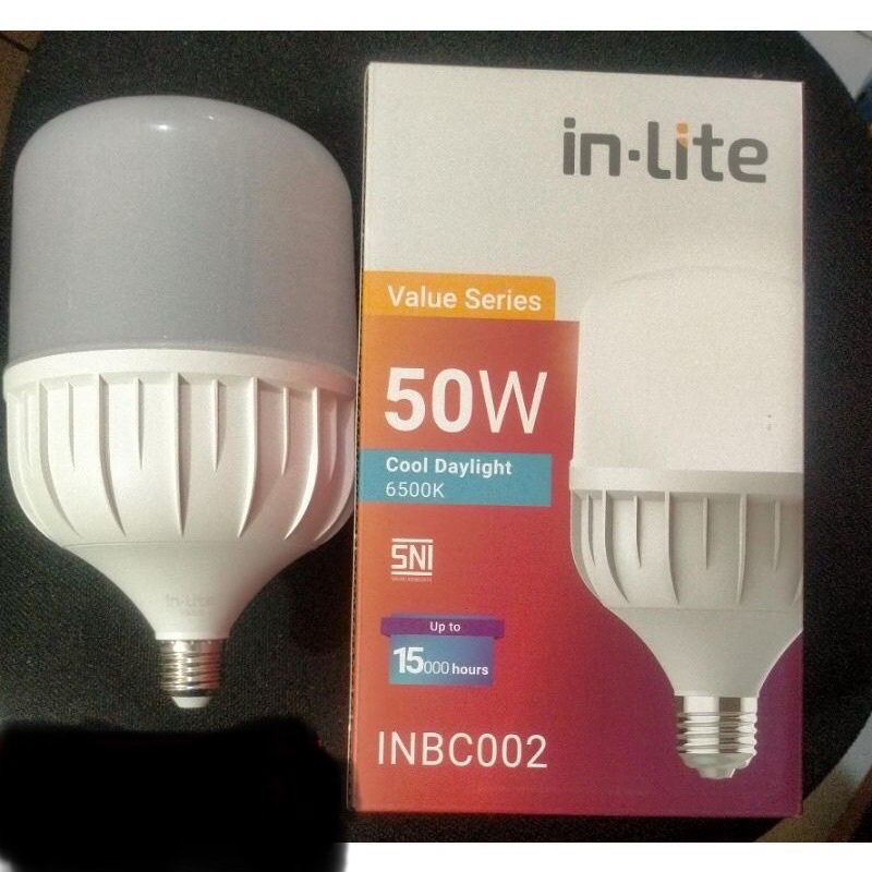 Lampu Led In Lite 50W Kapsul / Led In-Lite 50w Putih / Led Kapsu Inlite 50 Watt Cool Daylight / INBC
