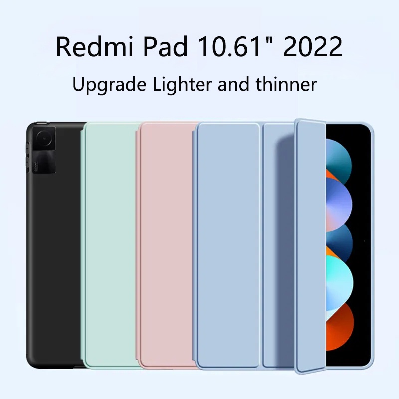 Redmi Pad 10.61‘’ Case Auto Sleep Wake Released 2022 Slim Lightweight Soft Case for Xiaomi Redmi Pad 10.6 Funda