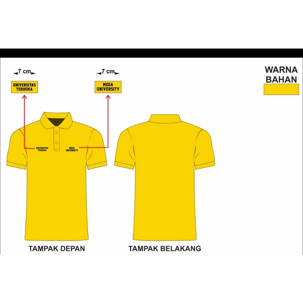 POLO SHIRT UNIVERSITAS TERBUKA