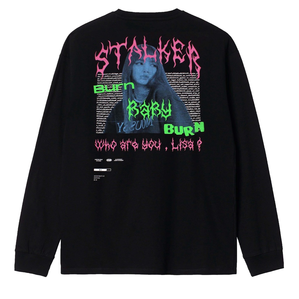 Stalker Longsleeve / Kaos Lengan Panjang - Baby Burn