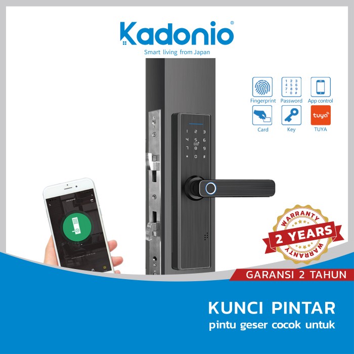 Digital Smart Lock Sliding Door with Handle