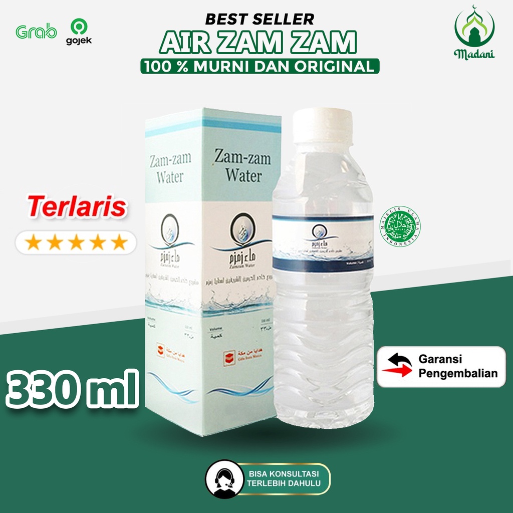 

Air Zam Zam Asli Original 330 ml