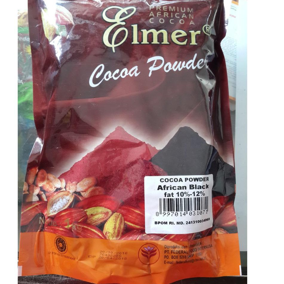 

➫ 100 gram coklat bubuk elmer african black ゅ