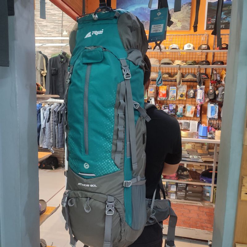 Tas Carrier / Tas Gunung Atmos 80L Arei Outdoorgear Original+Raincover