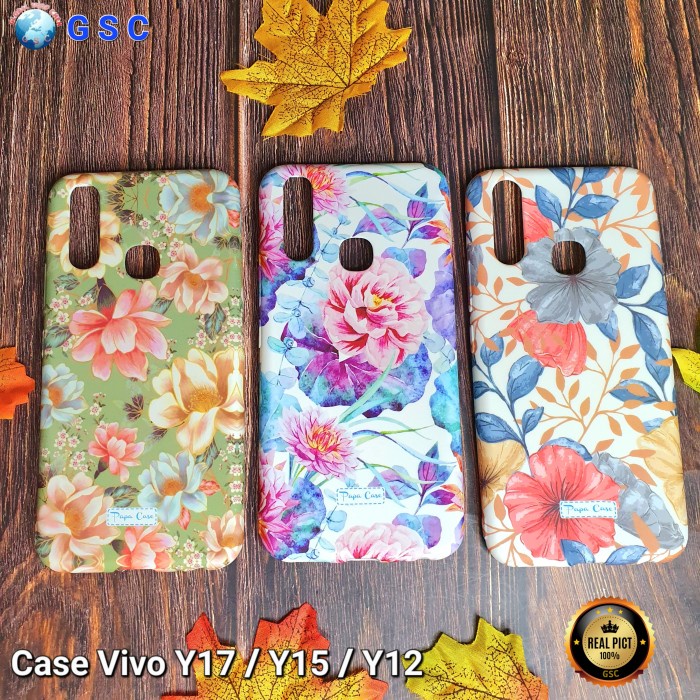 Softcase / Case Bunga For Vivo Y17 / Y15 / Y12