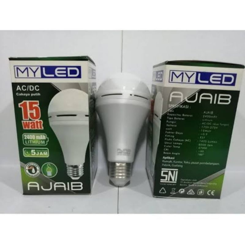 Jual Lampu Emergency Myled Watt Lampu Ajaib Myled Watt Shopee