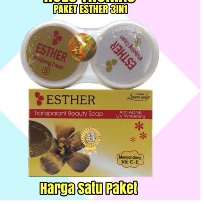 Paket 3in1 Cream Esther Pot Putih Holo Thomas