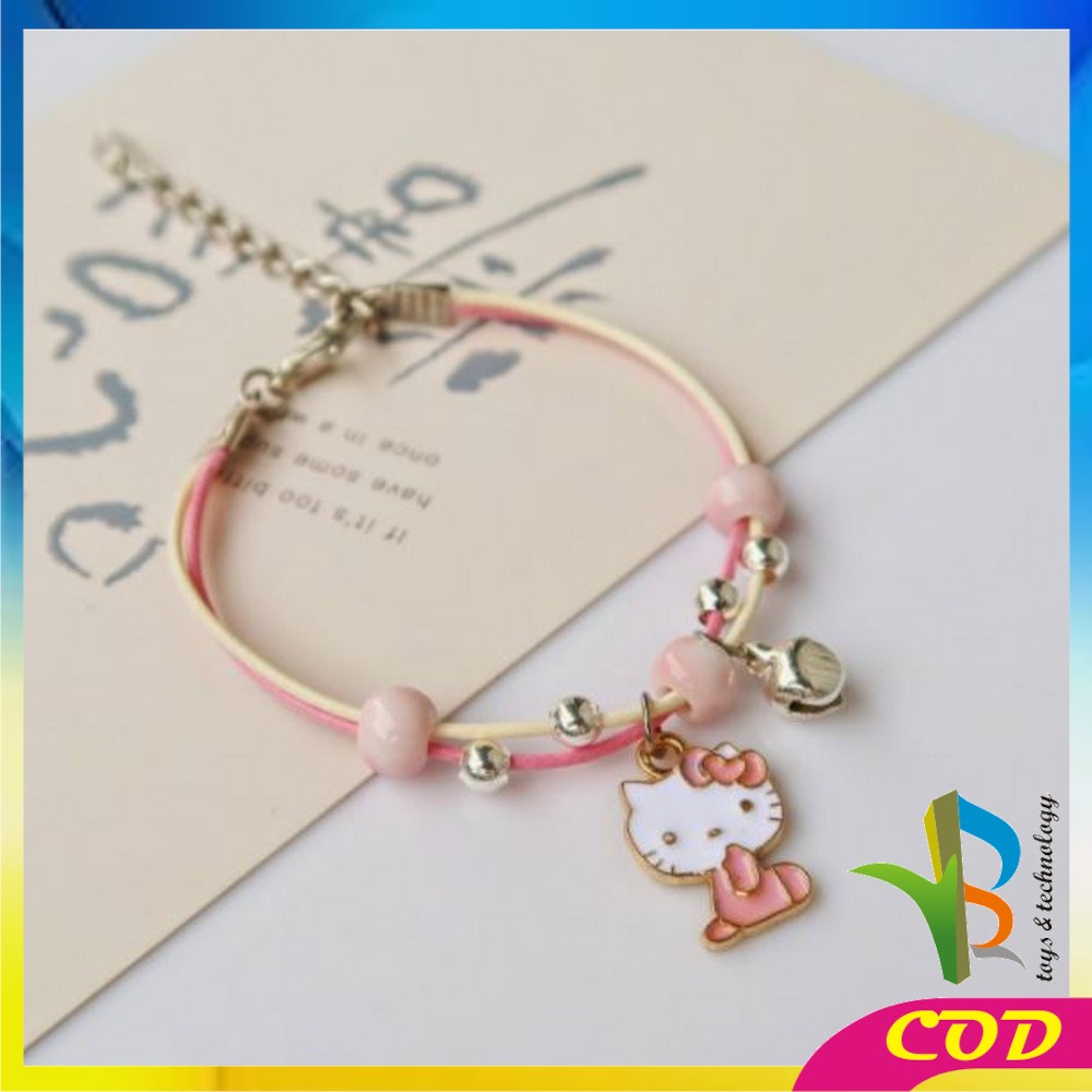 RB-K75 Gelang Wanita Karakter Gelang Persahabatan Tali Bracelet Korea Motif Kartun Fashion Gelang Tali Korea