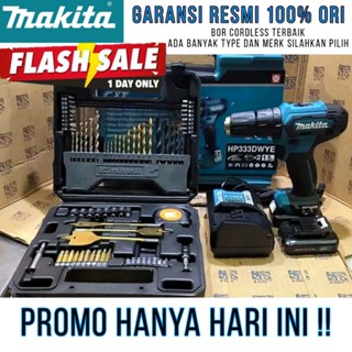 Mesin bor baterai MAKITA APR JLD JAPAN impact drill cordless charger beton kayu besi elektrik 48v 42v 20v 13v 12v 10mm 13mm