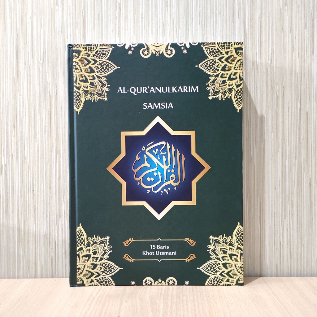 Alquran Samsia A4 Besar Rasm Utsmani 15 Baris Non Terjemah