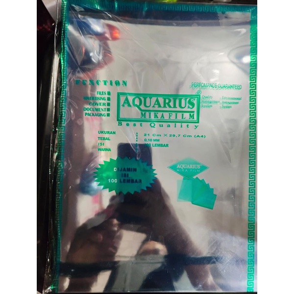 

Plastik bening mika Jilid 0,10mm (1pak isi 100pcs)